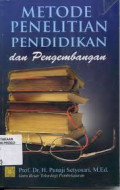 Metode Penelitian Pendidikan dan Pengembangan