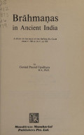 Brahmanas in Ancient India