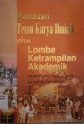 Panduan Temu Karya Ilmiah dan Lomba Keterampilan Akademik Perguruan Tinggi Hindu Seluruh Indonesia Tahun 2009