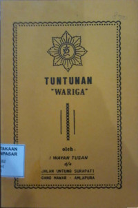 Tuntunan Wariga