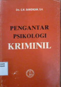 Pengantar Psikologi Kriminil