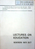 Lectures on Education