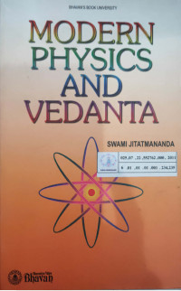 Modern physics and Vedanta