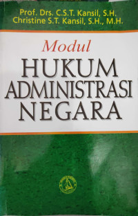 Hukum Administrasi Negara : Modul