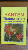 Banten Tradisi Bali 1