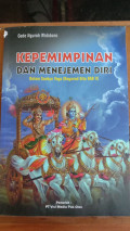 Kepemimpinan Dan Menejemen Diri Dalam Sankya Yoga (Bagavad Gita Bab II)