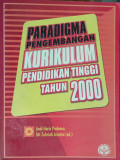 Paradigma Pengembangan Kurikulum Pendidikan Tinggi Tahun 2000