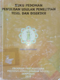 Buku Pedoman Penulisan Usulan Penelitian Tesis, Dan Disertasi