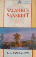 Valmiki's Sanskrit