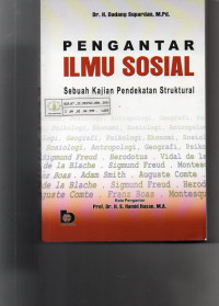 Pengantar Ilmu Sosial : sebuah kajian pendekatan struktural