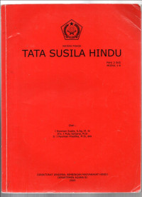 Tata Susila Hindu : Materi Pokok (Modul 1-6)