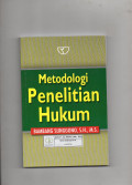 Metodologi Penelitian Hukum