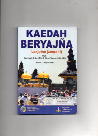 Kaedah Beryajna : Lanjutan (Acara II)