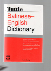 Balinese English Dictionary